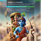 Bhagavad Gita for Kids - Hindi & English ( Bonus : Wall Art + Colouring Book )
