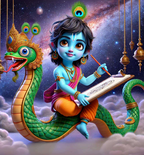 Bhagavad Gita for Kids - Hindi & English ( Bonus : Wall Art + Colouring Book )