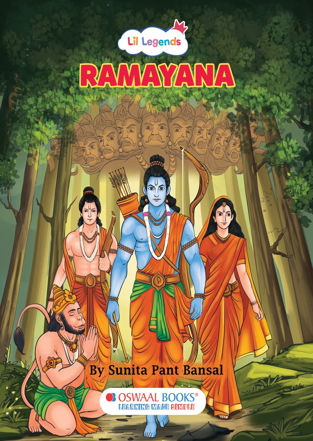 Ramayan Story Book for Kids | Padded Illustrated Mythology for Children